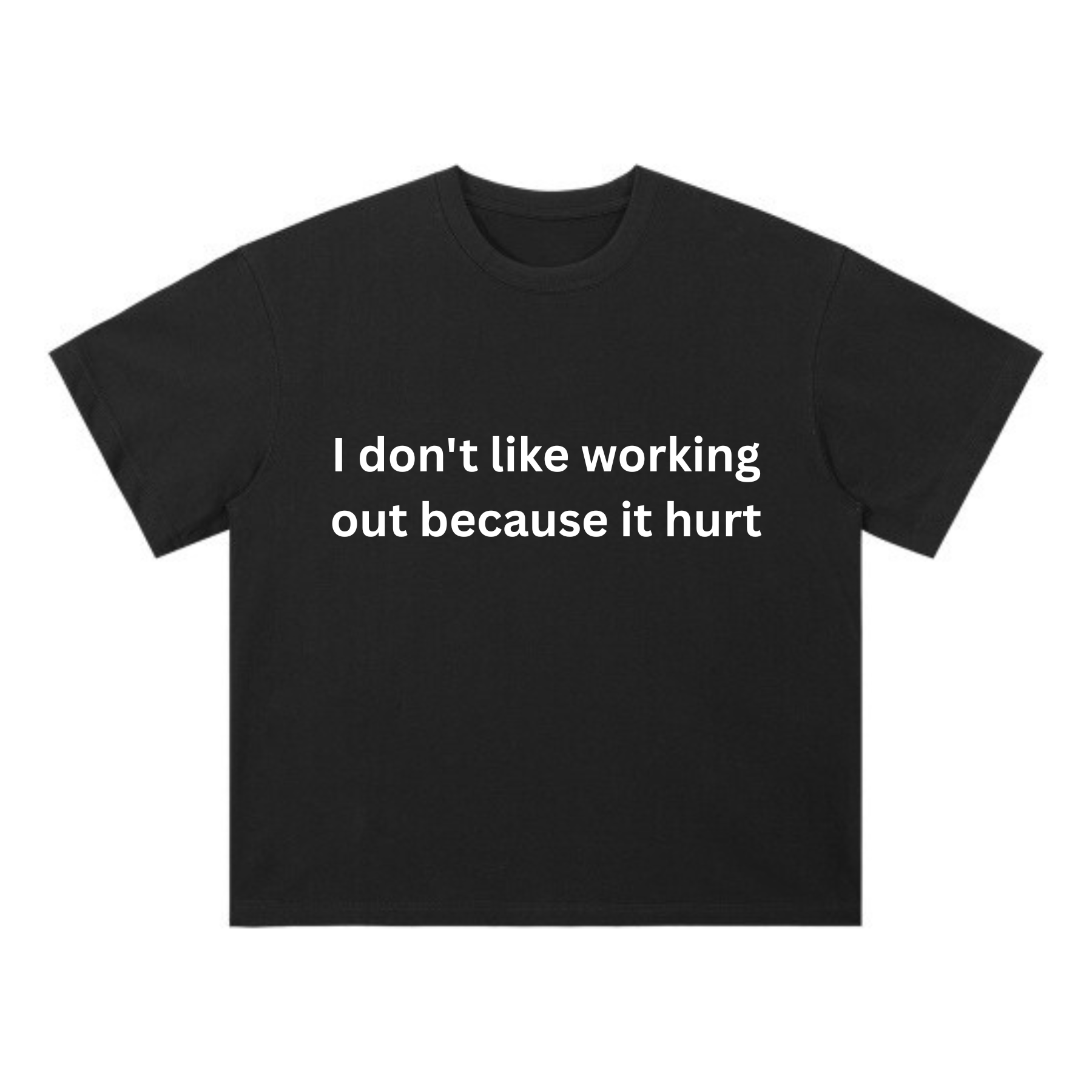 I don't like working out shirt